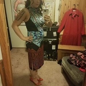 size L or 12 scuba dress from asos